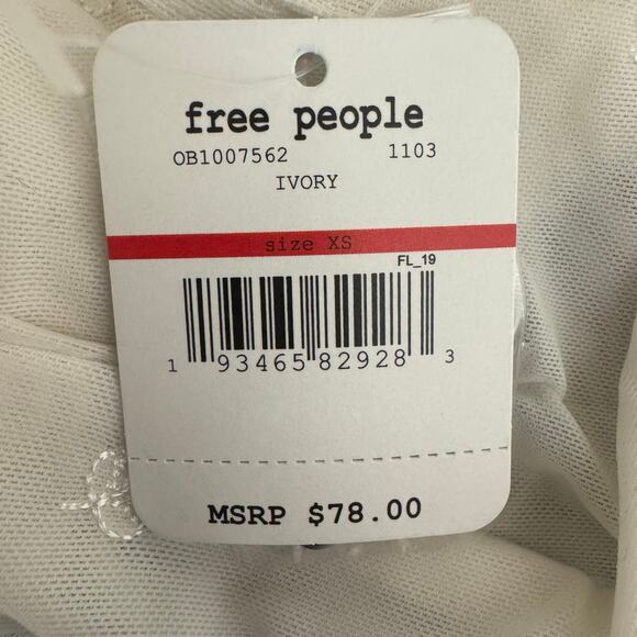 Free People Make Out Mesh Bodysuit in Ivory - Picture 8 of 8